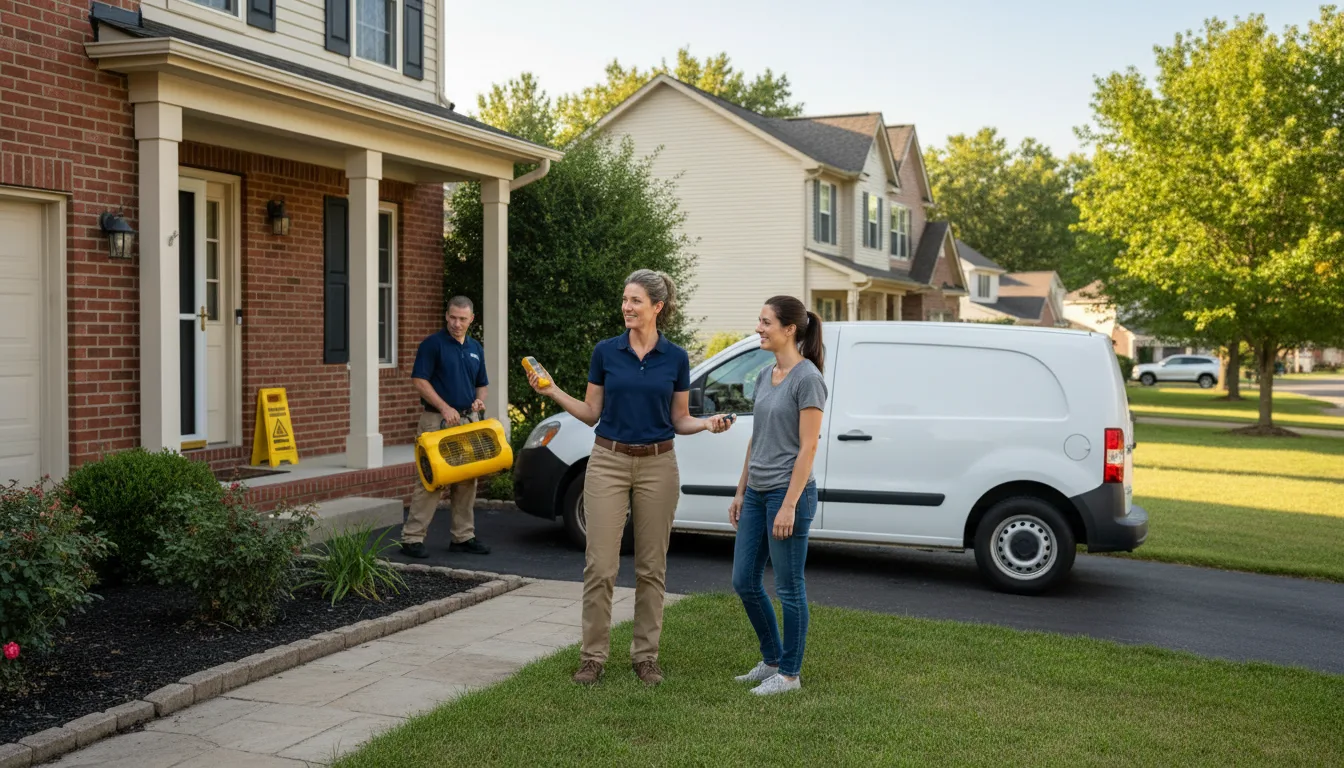 Water restoration image for Dehumidification And Cleanup Services in New Port Richey, FL